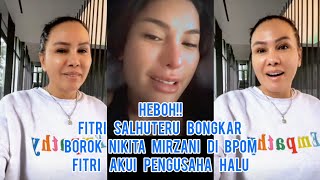 HEBOH!! Fitri Salhuteru Bongkar Borok Nikita Mirzani Di BPOM Fitri Akui Pengusaha Halu