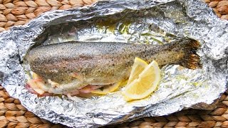 EASY 20-Minute Oven Baked Trout Recipe