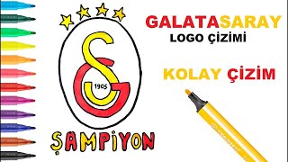 Kolay Galatasaray Logo Çizimi I Şampiyon Galatasaray Amblemi Nasıl Çizilir?