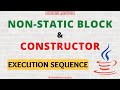 EXECUTION SEQUENCE: Static Block, Non-Static Block & Constructor in Java | Java Interview Question