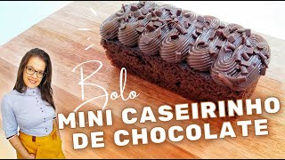 MINI BOLO CASEIRINHO DE CHOCOLATE -  [ FAÇA E VENDA ]