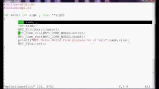 MPI Hello World Program