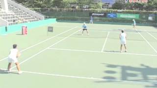 全日本ジュニアテニス選手権'07 U18 決勝 高畑・小城 VS 大竹・横田