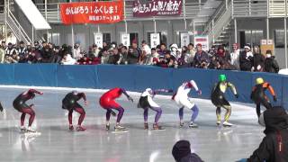 東京国体2013 スピードスケート 成年男子 1500M 決勝 2013.1.30