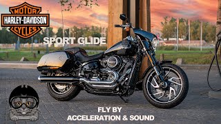 HARLEY DAVIDSON SPORT GLIDE 2024 FLY BY ACCELERATION & SOUND