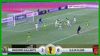 Marumo Gallants vs USM Alger 2 - 0  Highlights CAF Confederation Cup
