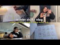 Productive Study Vlog👩🏻‍💻📝 Endless note taking, long hours at library, calculus & biology