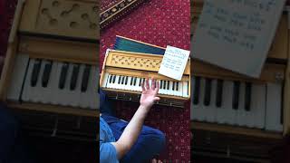 آموزش هارمونیه درس (2) تات بلاول .Harmonium lesson 2