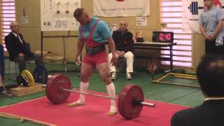 N７４kg級　小谷紀明選手　デッドリフト　２２５ｋｇ　第６５回埼玉パワー