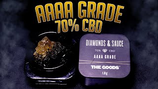 AAAA GRADE DIAMONDS AND SAUCE 70% CBD | TheGoods