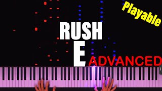 Rush E Advanced Piano Solo Tutorial (Sheet Music Available)