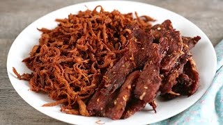 2 cách làm KHÔ HEO - Vietnamese PORK JERKY recipe
