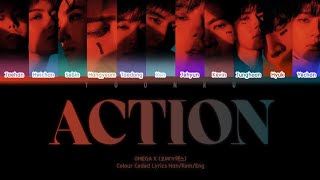 OMEGA X (오메가엑스) - 'ACTION' LYRICS (Colour Coded Lyrics Han/Rom/Eng)