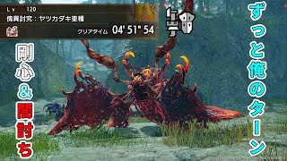 【MHR:SB】傀異討究：ヤツカダキ亜種 Lv120 ガンランス ソロ 04'51\