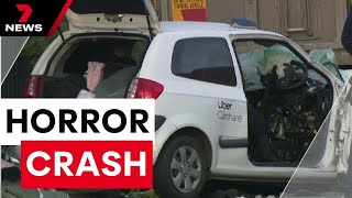 A young boy & mother are fighting for their lives in hospital after a horror crash in Sydney's west
