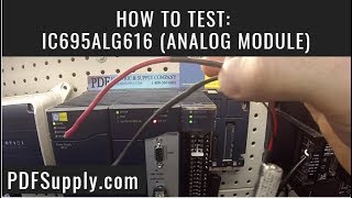 How-To Troubleshoot: IC695ALG616 (Analog Module) - GE IP Proficy Machine Edition Tutorial