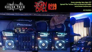 Up in space! Techno D3N0R1 0219 HouseTech Radio Live