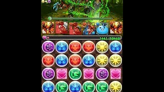 パズドラ 大天狗降臨！ 地獄級 フレイムチェイサー 体力タイプHP攻撃4倍PT