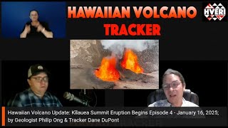 Hawaiian Volcano Update: Kīlauea Summit Eruption Begins Episode 4 - January 16, 2025