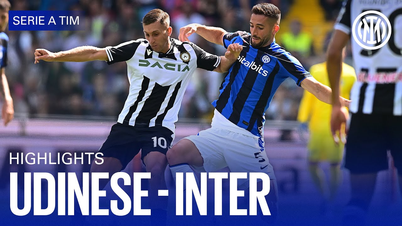 UDINESE 3-1 INTER | HIGHLIGHTS | SERIE A 22/23 ⚫🔵🇬🇧 - YouTube