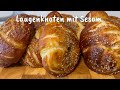 Laugenknoten mit Sesam ,  lye knot 24 h gereiften Tag , mit Butter Geschmack