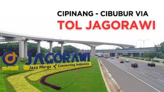 PERJALANAN SERU DARI CIPINANG KE CIBUBUR MELALUI TOL JAGORAWI || Vlog Dashcam Jakarta