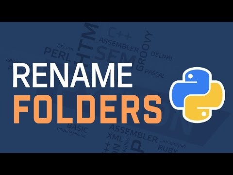 Rename Files With Python (Automation Script For Beginners)