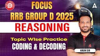 CODING \u0026 DECODING | Railway Exam Reasoning in Tamil | Group D Reasoning Class | Adda247 Tamil