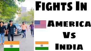 Fights In 🇺🇸America VS 🇮🇳India😂Advantage of velle dost😂 Funny comedy video😂 | #shorts