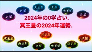 冥王星の2024年運勢. -   2024年の0学占い