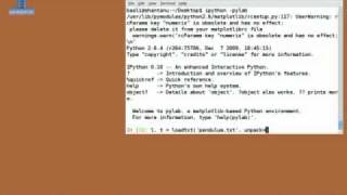 Python Tutorial : Least Square fit - Python for Scientific Computing