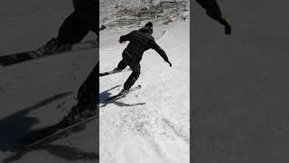 Short turn variations no ski poles Saas-Fee 2021