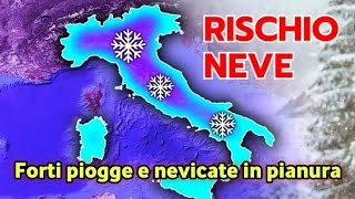 METEO ITALIA - GELO CRUENTO da Est freddo e neve a un soffio dall’Italia