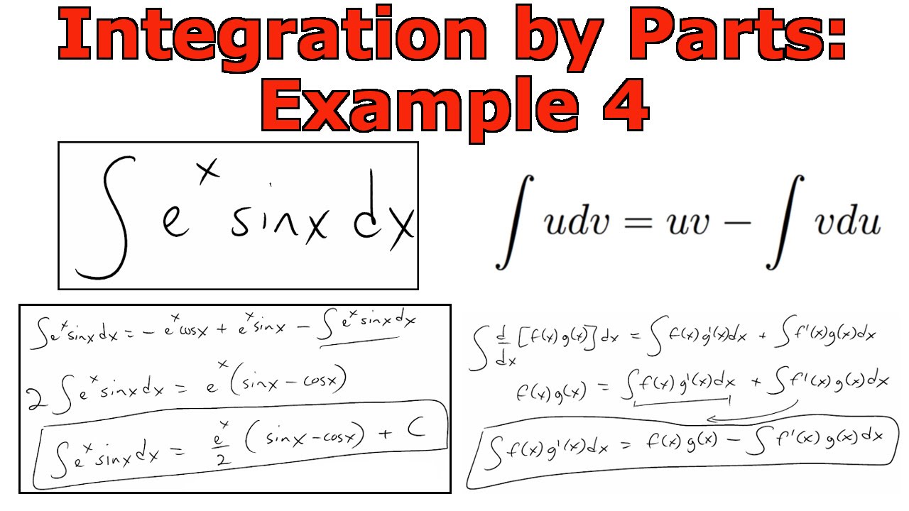 Integration By Parts: Example 4 - YouTube