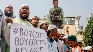 Bangladesh Muslims call for boycott of French products protesting Charlie Hebdo and Macron