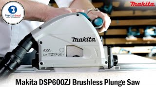 Makita DSP600ZJ 36V LXT Brushless 165mm Plunge Saw Body With Makpac Case