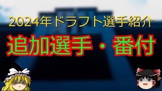 2024年ドラフト候補選手紹介　おまけ