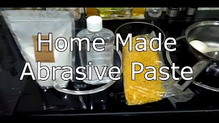 Make your own abrasive paste at home