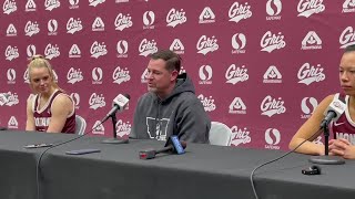 Montana Lady Griz coach Brian Holsinger talks about Saturday's win