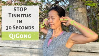 STOP TINNITUS IN 30 SECONDS | QIGONG | TCM
