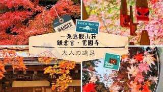 【大人の遠足】鎌倉の一条恵観山荘で美意識を学ぶ｜鎌倉の紅葉巡り