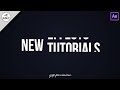 Text Shifting After Effects | Text Animations | After Effects Tutorial | No Plugins | GSP Creations