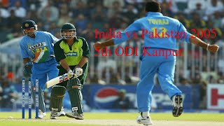India vs Pakistan 2005 5th ODI Kanpur - Shahid Afridi 102 (46)
