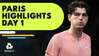 Murray vs Simon in Epic; Fritz, Sinner, Cilic Feature | Paris 2022 Day 1 Highlights