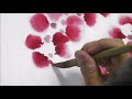 技法示范画蝴蝶兰 demo painting moth orchids phalaenopsis explained in english and chinese