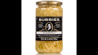 Azure Standard Product Review Bubbies Sauerkraut Raw Fermented