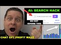 ChatGpt: Zero To $1,000,000 - Making Money With AI - Full Tutorial!