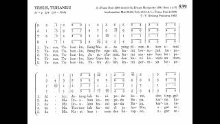 Yesus Tuhanku (PS. 539) - notasi Alto