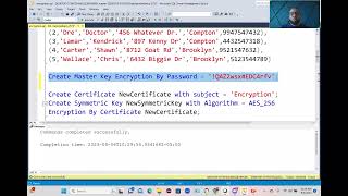 Encrypting Data in Sql Server