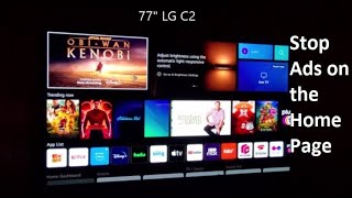 How to Stop Ads on you LG Smart TV's Home Page (LG 77" C2 OLED)